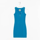 Платье женское, размер 48, цвет бирюзовый (М-256-15) - Фото 1