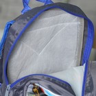 Рюкзак детский на молнии "Гонщик", 1 отдел, цвет серый - Фото 3