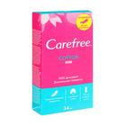 Прокладки ежедневные «Carefree» с экстрактом хлопка, ароматизированные, 34 шт - Фото 1