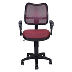 Кресло CH-799/CH/TW-13N спинка сетка бордовый сиденье темно-бордовый - Фото 3