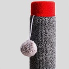 Когтеточка «Столбик» Lowcost, 54×31 см, с игрушкой, ковролин, МИКС - Фото 4