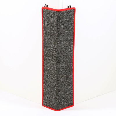 Когтеточка угловая, 67×14 см, большая, с пропиткой, цвет МИКС