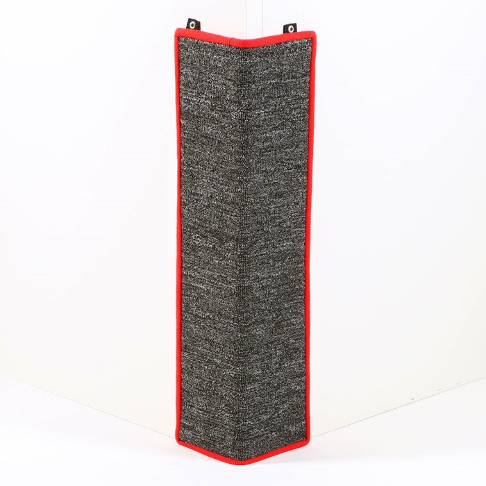 Когтеточка угловая большая, с пропиткой, 67×14 см, микс цветов - Фото 1