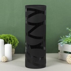 Ваза для цветов «Валентайн-лабиринт», 2.3 л, h=30 см, стекло, чёрная - Фото 2