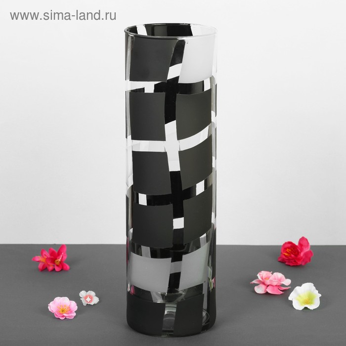 Ваза для цветов «Илонка», h=35 см, стекло - Фото 1