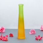 Ваза "Стрелки" радуга матовая 4-х угол. d-2см, h-20см  МИКС - Фото 1