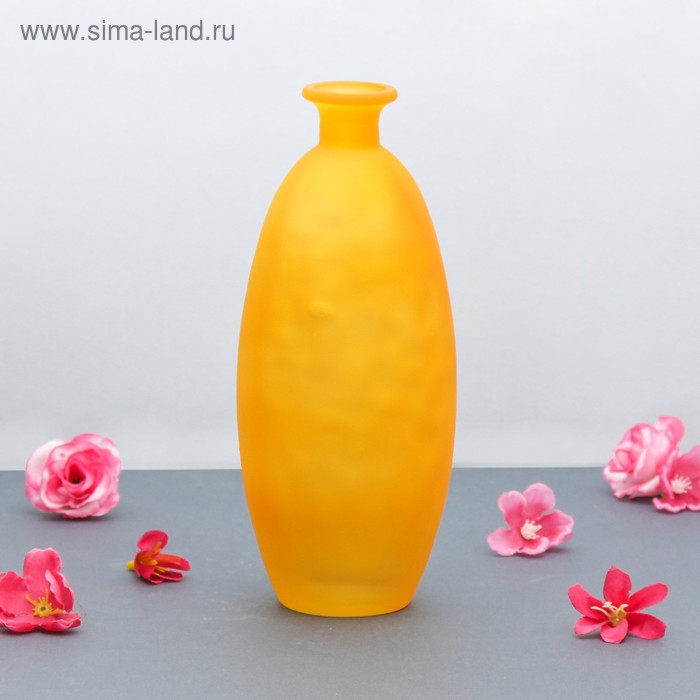 Ваза "Пуаро" микс матовая 21,5см - Фото 1