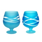 Ваза для цветов «Фэнтези» бренди бокал на ножке, 7 л, h=29 см, d=16.5 см, стекло, МИКС - Фото 3