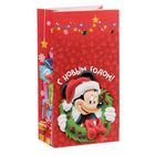 Пакет подарочный без ручек "С Новым годом!", Микки Маус, 10 х 19,5 х 7 см - Фото 3