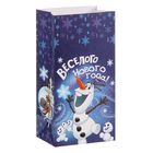 Пакет подарочный без ручек "Веселого Нового года!", Холодное сердце, 10 х 19,5 х 7 см - Фото 1