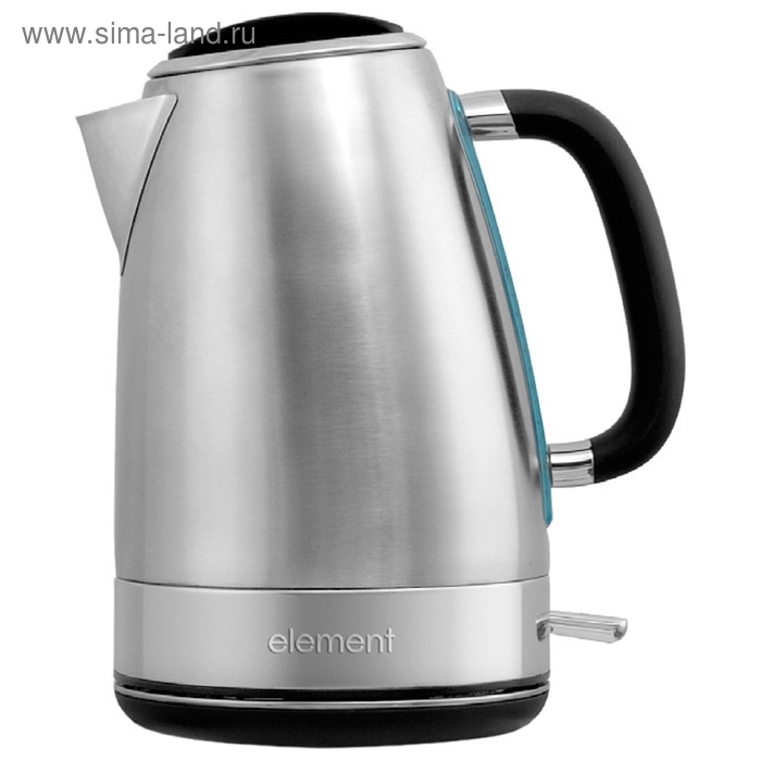 Чайник электрический Element El'Kettle WF05MB, металл, 1.7 л, 2200 Вт, серебристый - Фото 1