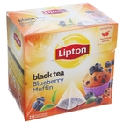 Чай Lipton Bluebr Muffin пирамидки, 20 пак*1,6 гр - Фото 1