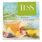 Чай Tess пирамидки Pina Colada, green tea, 20п*1,8 гр. - Фото 2