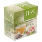 Чай Tess пирамидки Strawberry Shake, green tea, 20п*1,8 гр. - Фото 1