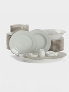 Сервиз столовый Добрушский завод «Голубка. Классик», 36 предметов, 2 вида тарелок, деколь и отводка люстром, фарфор, белый - Фото 1