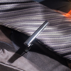 Зажим для галстука «Классический» с рамкой, цвет серебряный - Фото 1