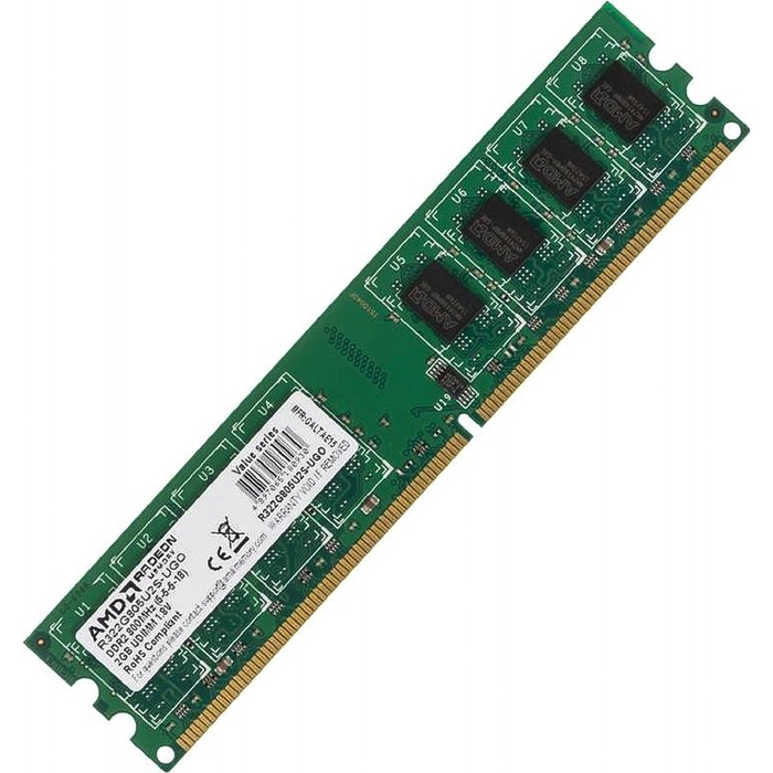 Память DDR2 2Gb 800MHz AMD R322G805U2S-UGO OEM PC2-6400 CL5 DIMM 240-pin 1.8В