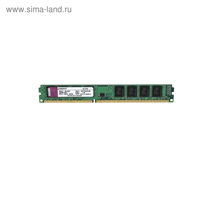 Память DDR3 4Gb 1600MHz Kingston KVR16N11S8/4 RTL PC3-12800 CL11 DIMM 240-pin 1.5В - Фото 1