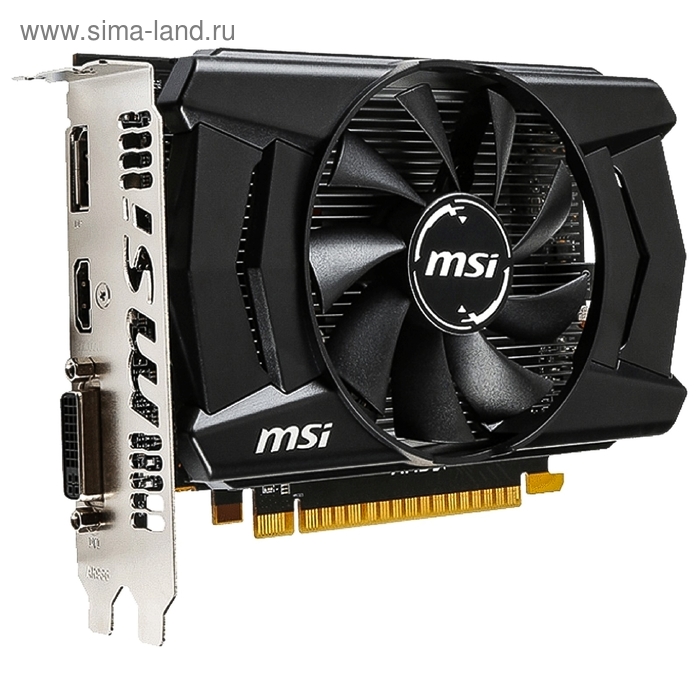 Видеокарта MSI AMD Radeon R7 360 OCV1 2G,128bit,GDDR5,1100/6000,DVI,HDMI,DP - Фото 1