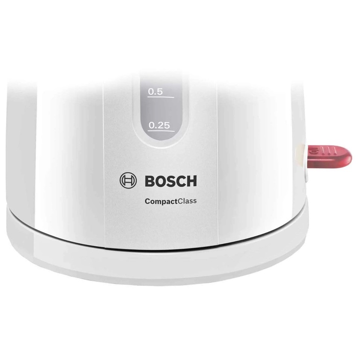 Чайник электрический Bosch TWK3A011 CTWK20, пластик, 1.7 л, 2400 Вт, белый - фото 51697735