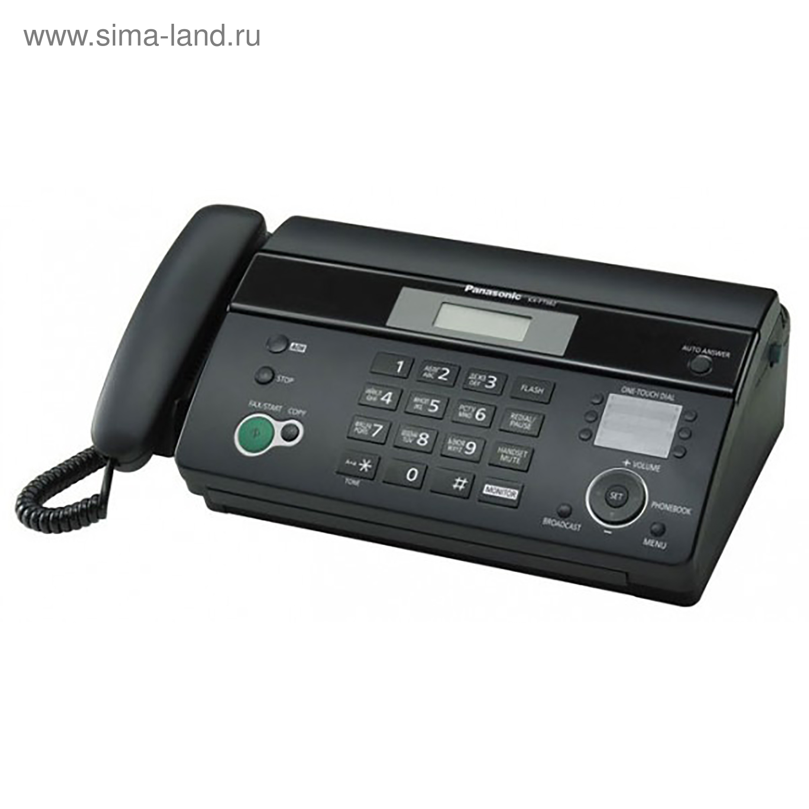 Факс на термобумаге Panasonic KX-FT982RU-B (1453339) - Купить по цене от 8  378.00 руб. | Интернет магазин SIMA-LAND.RU