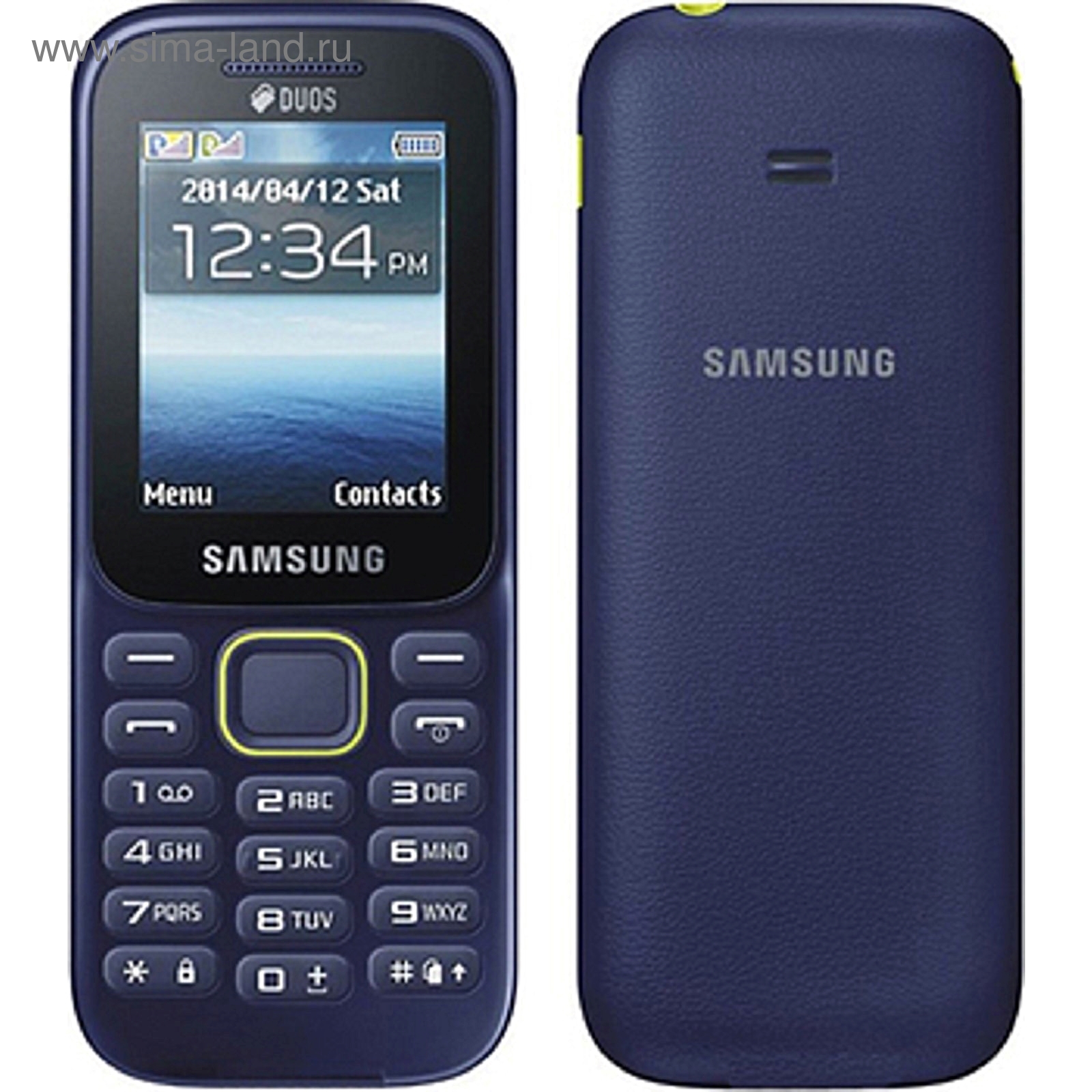 Сотовый телефон Samsung SM-B310E Duos синий (1498951) - Купить по цене от 1  767.15 руб. | Интернет магазин SIMA-LAND.RU