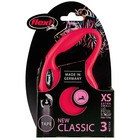 Рулетка Flexi New Classic XS (до 12 кг) 3 м лента, красная - Фото 2