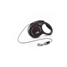 Рулетка Flexi  New Classic XS (до 8 кг) 3 м трос, черная 1535392