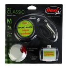 Набор Flexi: рулетка NEW Classic М до 20 кг, трос, 5 м + LED фонарик + Multi-box, черный - Фото 3