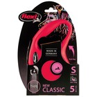 Рулетка Flexi New Classic S (до 15 кг) 5 м лента, красная - Фото 2