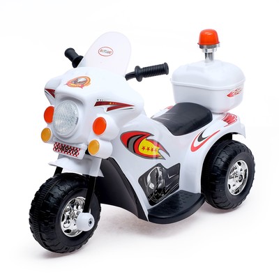Электромобиль «Мотоцикл шерифа», цвета МИКС