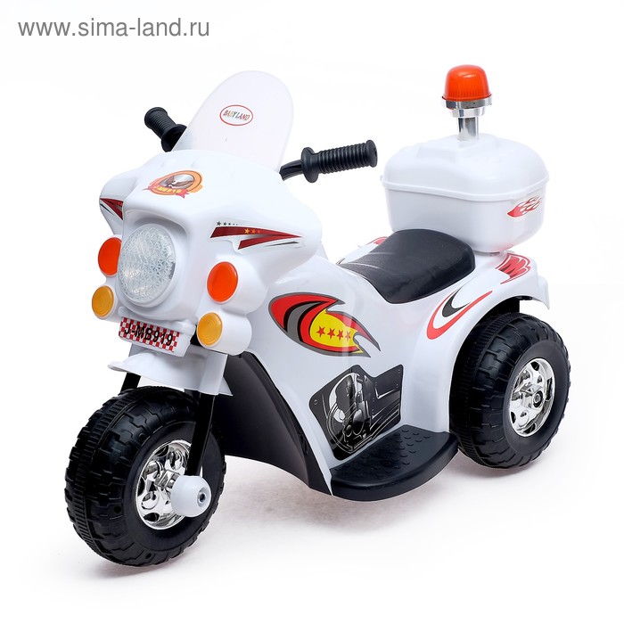 Электромобиль «Мотоцикл шерифа», цвета МИКС - Фото 1