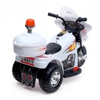 Электромобиль «Мотоцикл шерифа», цвета МИКС - Фото 3