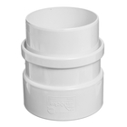 Муфта соединительная для водостока DÖCKE LUX, цвет пломбир - Фото 2