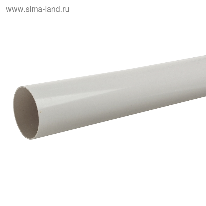 Труба водосточная DÖCKE LUX, 3000 мм, цвет пломбир - Фото 1