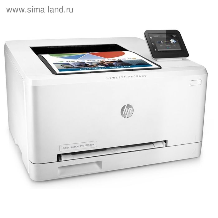 Принтер лаз цв HP Color LaserJet Pro M252dw (B4A22A) A4 Duplex WiFi - Фото 1