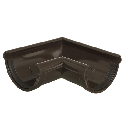 Угловой элемент желоба DÖCKE LUX, 90°, цвет шоколад