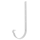 Кронштейн желоба для водосточной системы DÖCKE LUX, металлический, 300 мм, цвет пломбир 1501704