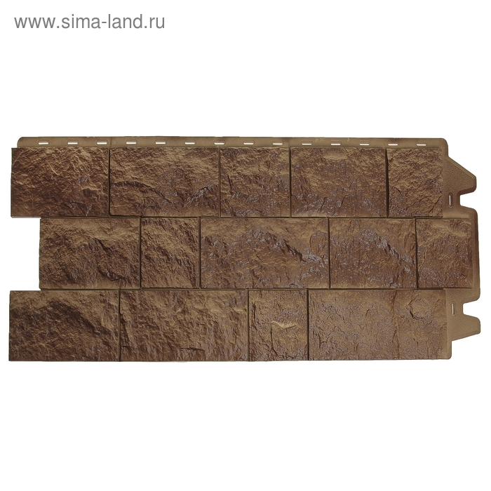 Панель фасадная DÖCKE - R FELS, 1052×425 мм, цвет ржаной, 0.45 м² - Фото 1