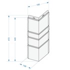 Угол для фасадных панелей DÖCKE BURG, цвет кукурузный - Фото 4