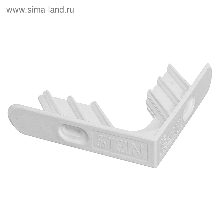 Стартовый угол к фасадным панелям DÖCKE STEIN, ПВХ, цвет белый - Фото 1