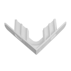 Стартовый угол к фасадным панелям DÖCKE STEIN, ПВХ, цвет белый - Фото 2