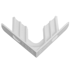 Стартовый угол к фасадным панелям DÖCKE FELS, цвет белый - Фото 2