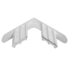 Стартовый угол к фасадным панелям DÖCKE FELS, цвет белый - Фото 3