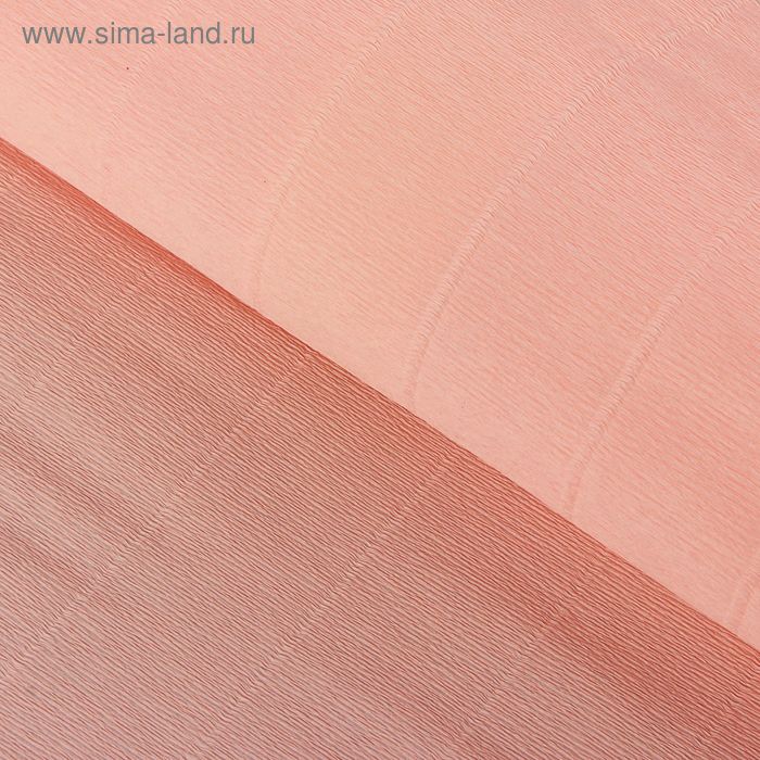 Бумага гофрированная, 948 "Бледно-розовая (камелия)", 50 см х 2,5 м - Фото 1