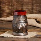Пивная кружка "Медведь", бронза, керамика, 0.95 л - Фото 1
