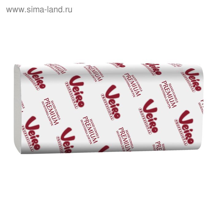Полотенца для рук Veiro Professional Premium W-сложение, 150 листов - Фото 1