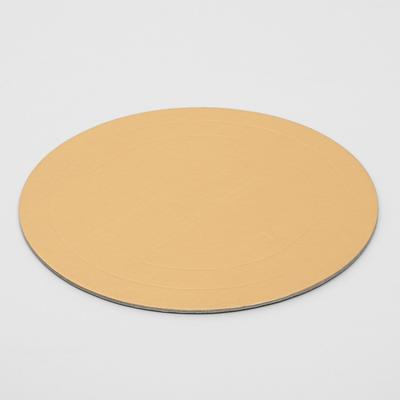 Подложка усиленная, 36 см, золото, 2,5 мм