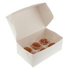 Кондитерская упаковка, короб под 6 капкейков, 25 х 17 х 10 см - Фото 1