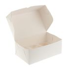 Кондитерская упаковка, короб под 6 капкейков, 25 х 17 х 10 см - Фото 3